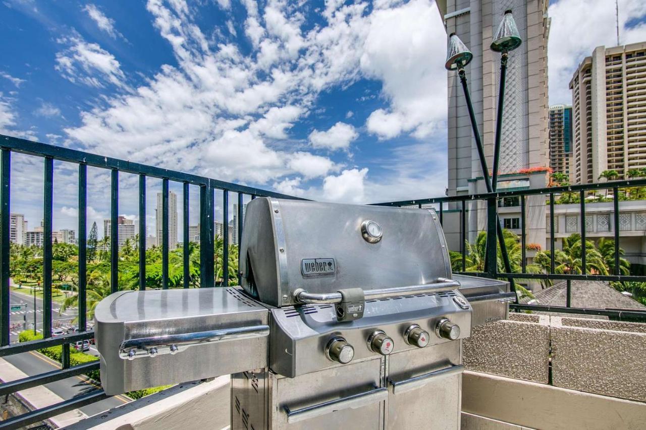 Renovated With City View At Aqua Palms Waikiki Honolulu Exterior foto